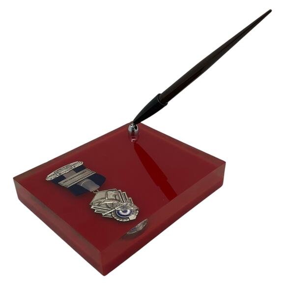 1965 Muncie Rifle Pistol Club Shooting Award Pen Set Master Class 1st Place - Picture 1 of 11